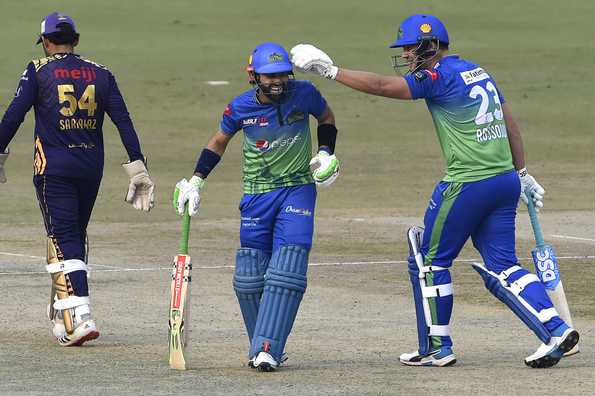 Mohammad Rizwan (83*), Rilee Rossouw (71) and Shan Masood (57) set up a convincing 117-run victory for Multan Sultans