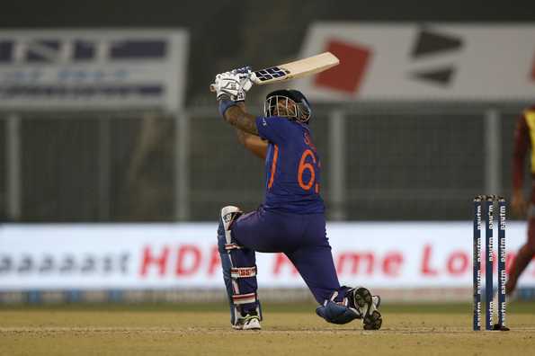 Suryakumar struck a 31-ball 65