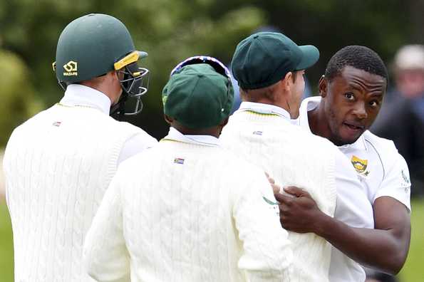 Kagiso Rabada took three wickets to put South Africa on top.