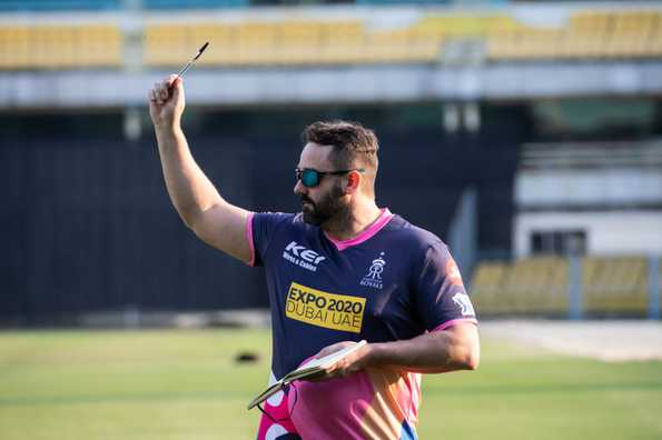 Jones served as RR's fast bowling coach in 2019.