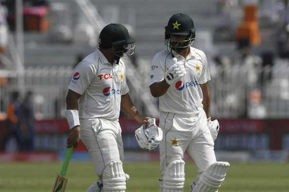 Imam ul Haq and Abdullah Shafique put on an unbeaten 76-run stand in the morning session