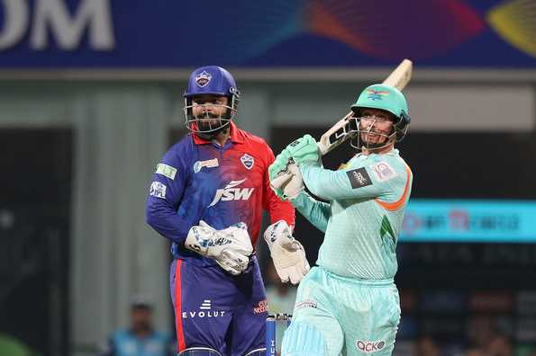 De Kock made 80 as LSG sealed a six-wicket last over win over Delhi Capitals.
