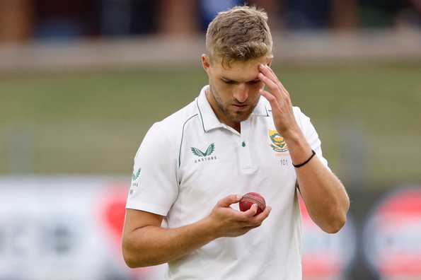 Wiaan Mulder was one of two South Africa players to test positive for Covid19 ahead of the 4th day's play in P.E