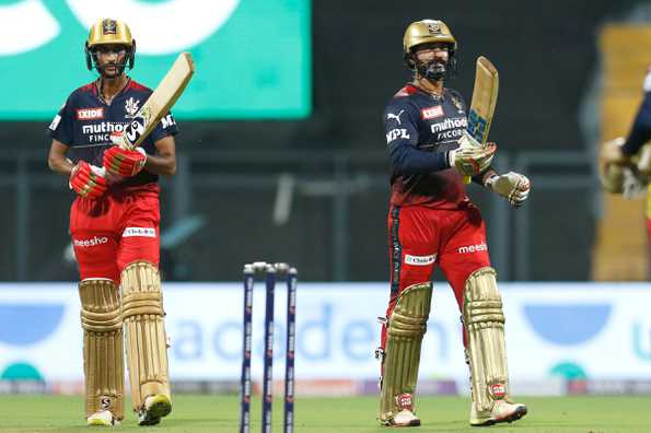 Karthik smashed 66 off 34 to help RCB post 189 for 5.