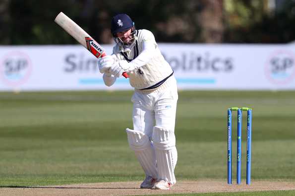 Grant Stewart hit a counter-attacking 90 to help Kent escape with a draw.