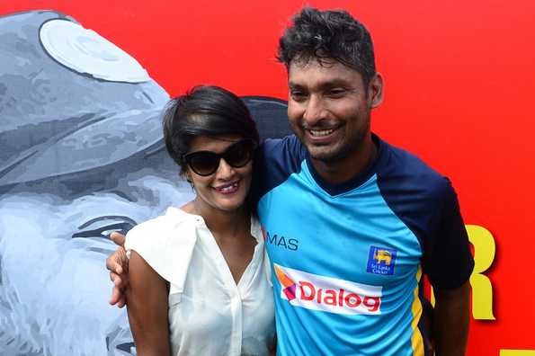 Kumar Sangakkara said he shared his best partnership with wife Yehali