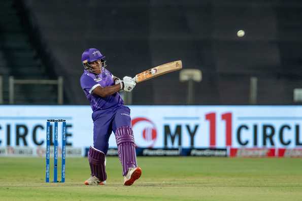 Kiran Navgire, of Velocity, played a blinder of a knock on debut - hitting 5 fours and 5 sixes in a knock of 69 (34)