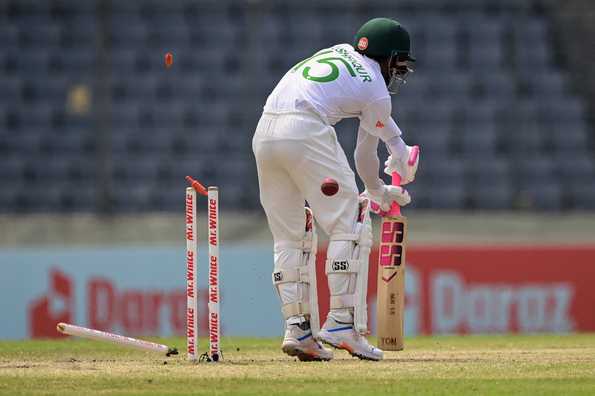 On a relatively batting-friendly track, Bangladesh were 24 for 5 in the first innings and then 23 for 4 in the second.