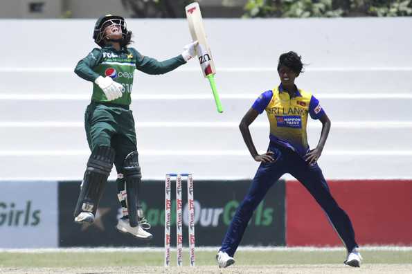 Sidra Ameen registered her second ODI hundred