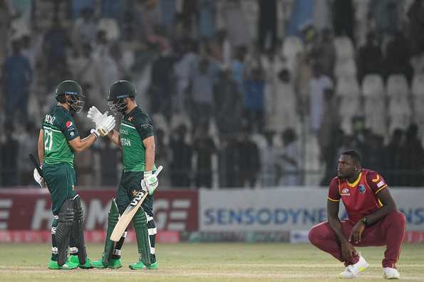 Pakistan chased down 306 in the first ODI to take a series lead.