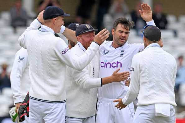 James Anderson picked his 650th Test wicket