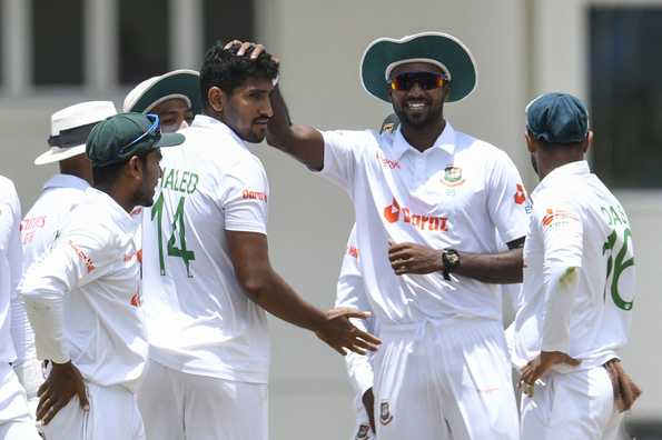 Bangladesh fought back with the ball after a century partnership for the opening wicket