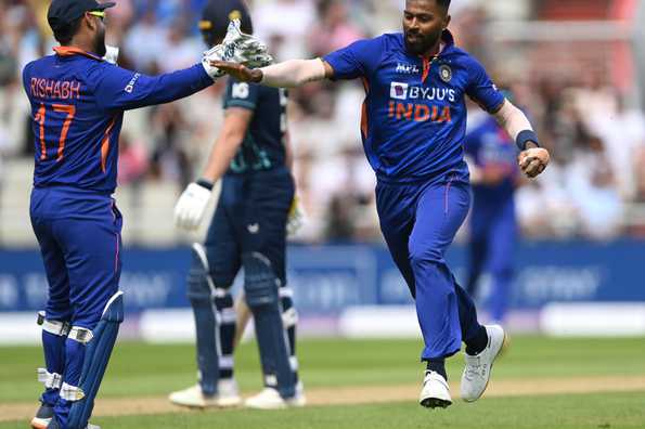 Hardik Pandya took career-best ODI figures of 4/24.