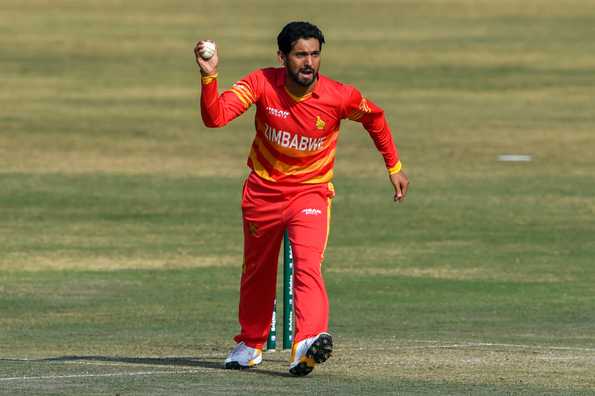 [File picture] Sikandar Raza claimed record figures of 4 for 8, the best ever in T20Is for Zimbabwe