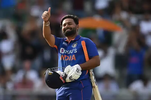 Rishabh Pant scored his maiden ODI hundred in India's chase.