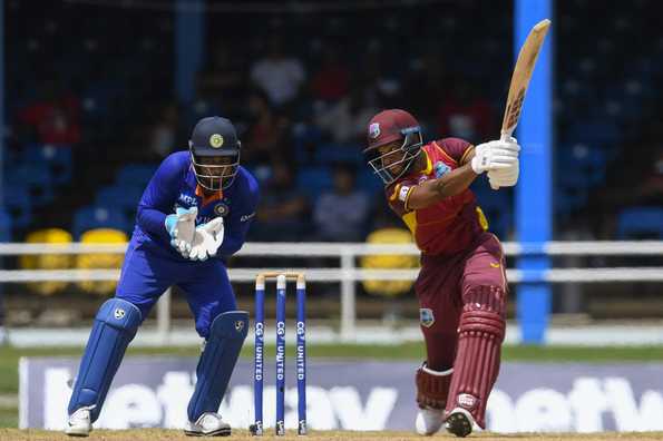 This is the first instance of West Indies scoring 300-plus in back to back innings at home