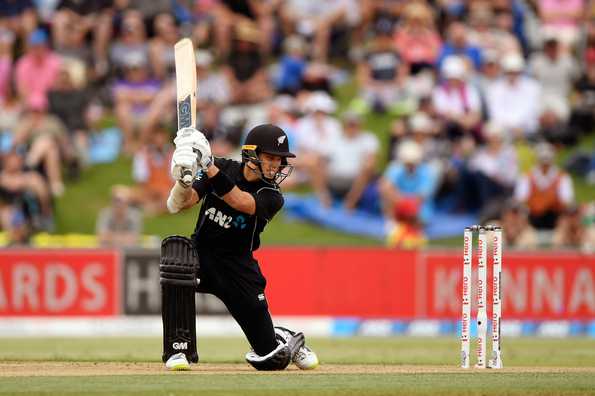 [File Photo] Mark Chapman's century helped New Zealand chase down 307