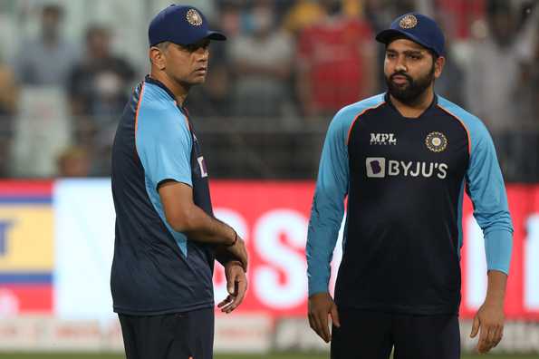 Rahul Dravid said he was happy that the top three have bought into the team's positive approach