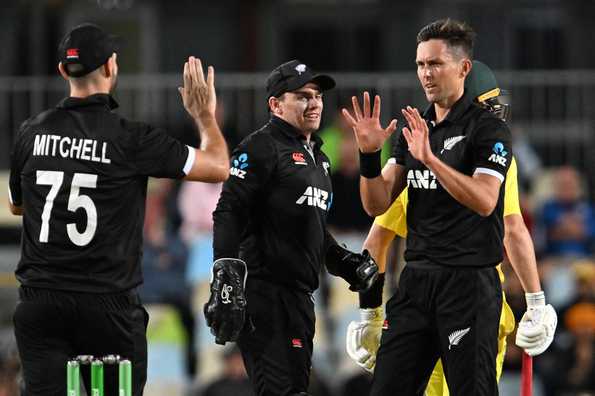 Trent Boult rattled Australia early with three wickets in his opening spell