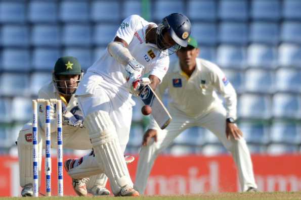 Despite Dimuth Karunaratne's fighting ton, Sri Lanka slipped to 272/8 at stumps on Day 1.