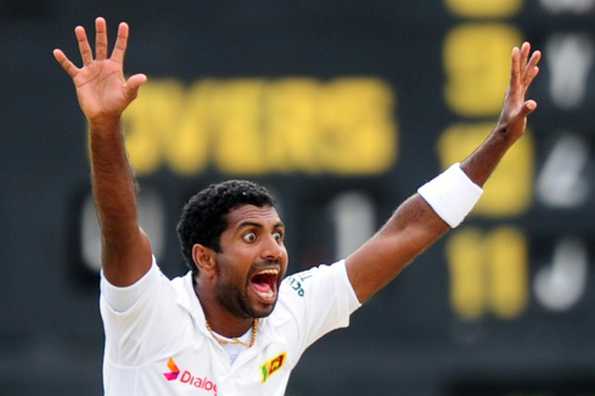 Dhammika Prasad was the Man of the Match for picking up 7 wickets.