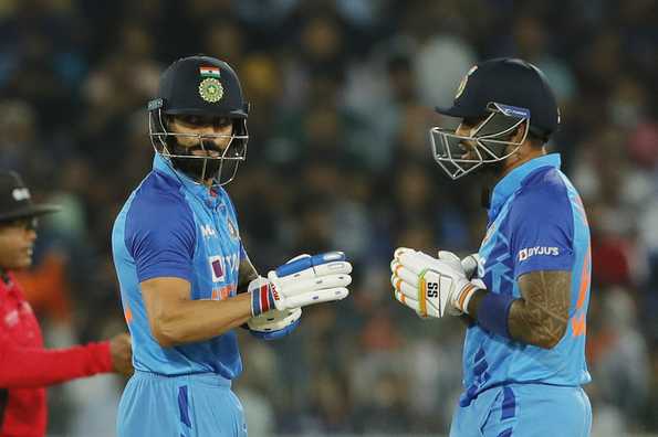 Fifties from Suryakumar and Kohli powered India's win