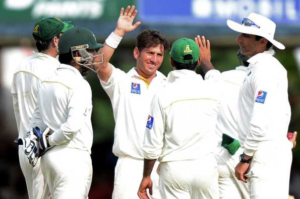 Yasir Shah picked up his second fifer of the series.