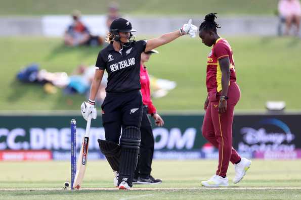 Suzie Bates scored a half-century in her team's victory