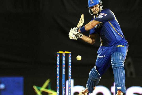 Shane Watson blasted a vital century to help Rajasthan Royals defeat Kolkata Knight Riders in a crucial match.