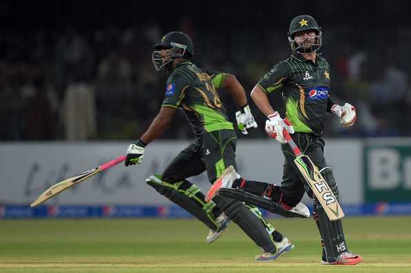 Mukhtar Ahmed and Ahmed Shehzad got Pakistan off to a positive start.