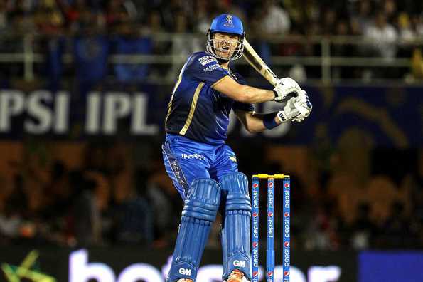 Shane Watson top-scored with 104 off 59 balls with the help of nine fours and five sixes.