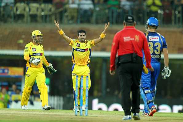 Ravindra Jadeja roared back to form with the ball claiming 4 for 11 from his four overs