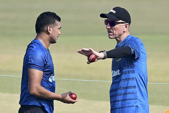 "Taskin is good to go," Donald said ahead of the Dhaka Test.