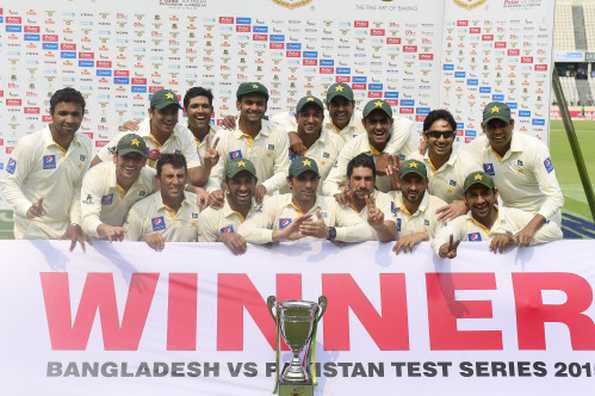 Pakistan won the Dhaka Test by 328 runs to seal the series 1-0 in their favour