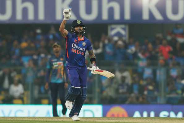 Kohli scored his 45th ODI ton