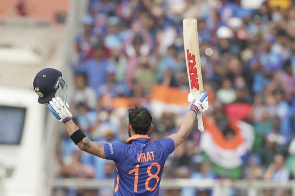 Virat Kohli registered his second highest ODI score