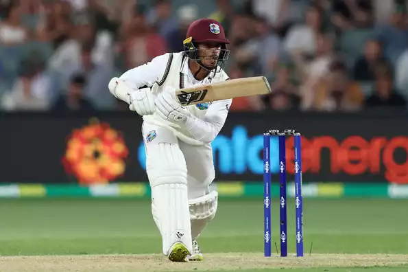 Tagenarine Chanderpaul stroked his maiden Test double century