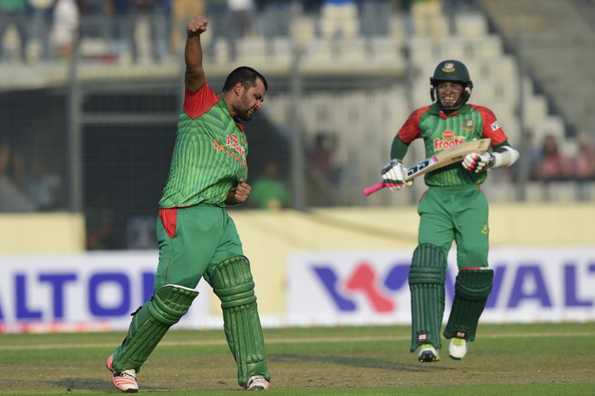 Tamim Iqbal scored his fifth ODI century and Mushfiqur Rahim scored his third ODI ton to help Bangladesh reach 329, their highest score in ODIs.