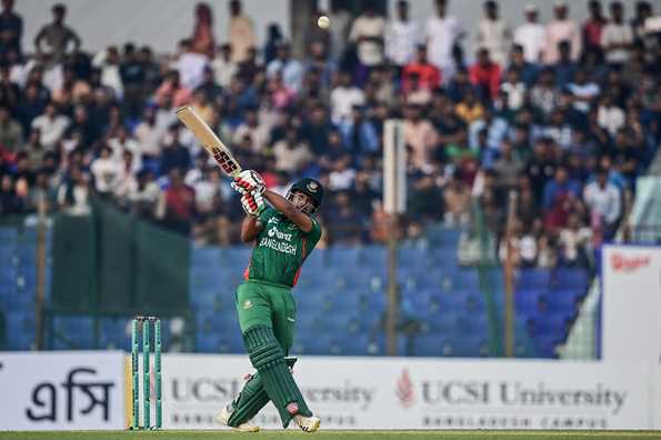 Hossain's fifty helped Bangladesh go 1-0 up