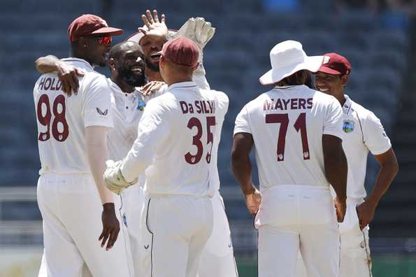 West Indies picked up four wickets in the morning session on Day 3