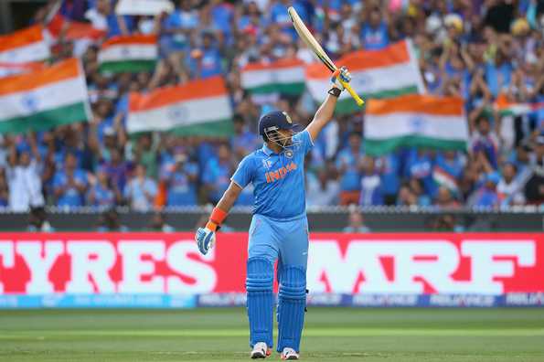 As always, MCG was a sea of blue outnumbering the Bangladeshi fans.