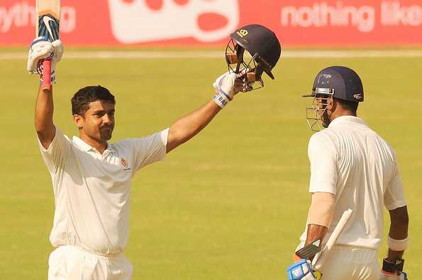 Karun Nair became only the second player in the history of Ranji Trophy to score 300+ in the final.