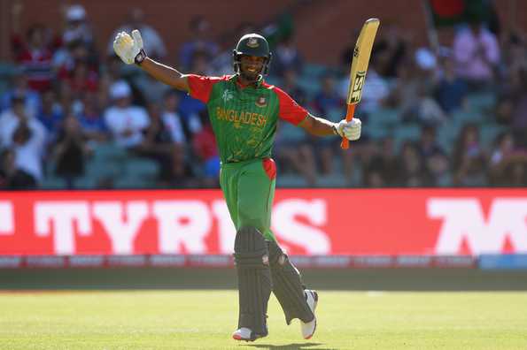 Mahmudullah became the first Bangladesh batsman to score a century in the World Cup.