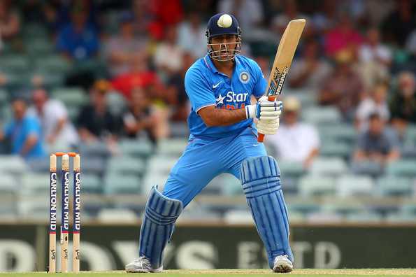 MS Dhoni anchored India's chase of 182