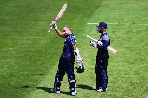 Kyle Coetzer became the first Scottish cricketer to register a World Cup century