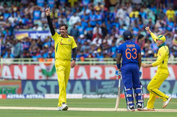 Mitchell Starc rattled India with quick strikes