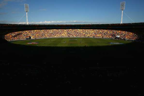 Quite a sight: The Westpac Stadium