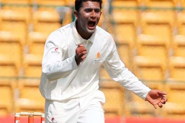 Shreyas Gopal's two wickets put Karnataka on top.