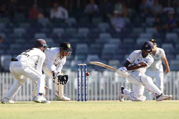 Amidst a Victorian collapse, opener Ashley Chandrasinghe showed dogged resistance