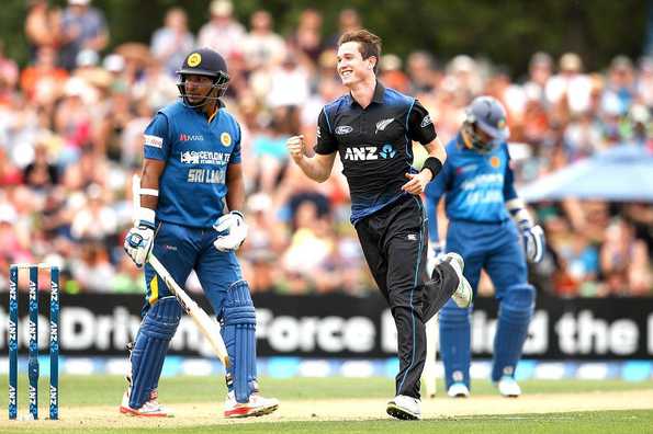 New Zealand's pacers put an impressive performance to restrict the visitors to just 218 in the first ODI.